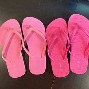 Pink Old Navy Flip Flops Bundle